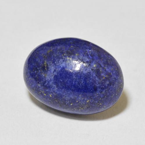 7.84 ct Blue Lapis Lazuli Stone, Natural Lapis Lazuli in Oval Cabochon Shape for Sale