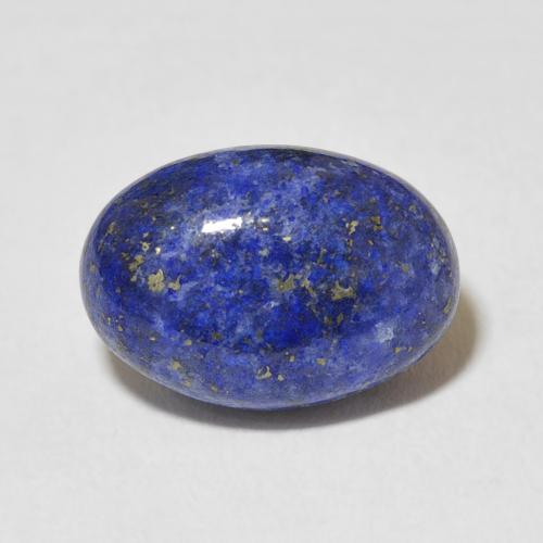 7.19ct Natural Medium Blue Lapis Lazuli, Oval, Opaque