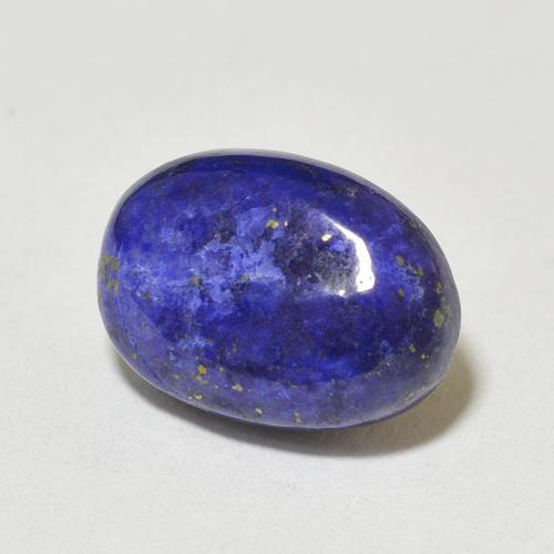 6.19 ct Blue Lapis Lazuli Stone, Natural Lapis Lazuli in Oval Cabochon Shape for Sale