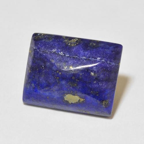 9.59 ct Blue Lapis Lazuli Stone, Natural Lapis Lazuli in Baguette Cabochon Shape for Sale