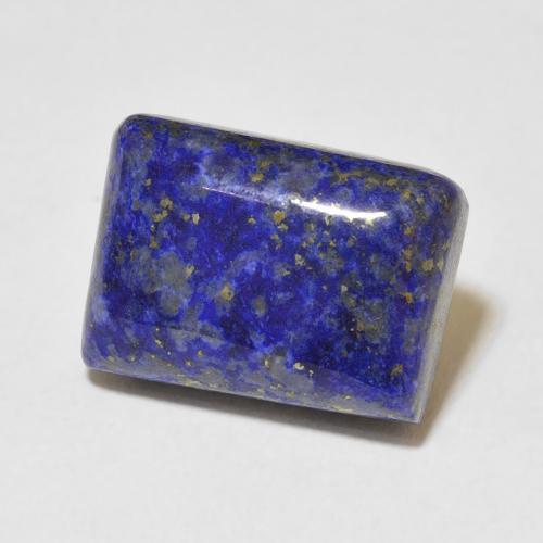 9.14 ct Blue Lapis Lazuli Stone, Natural Lapis Lazuli in Baguette Cabochon Shape for Sale