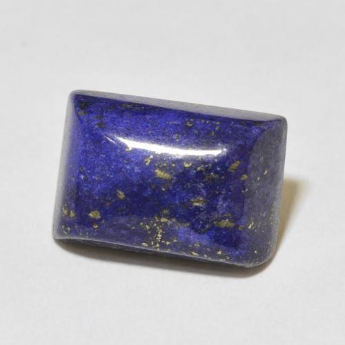 9.01 ct Blue Lapis Lazuli Stone, Natural Lapis Lazuli in Baguette Cabochon Shape for Sale
