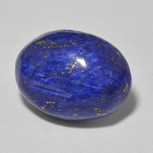 14.43 ct Blue Lapis Lazuli Stone, Natural Lapis Lazuli in Oval Cabochon Shape for Sale