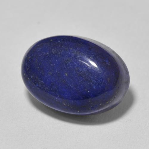 9.04ct Natural Very Deep Blue Lapis Lazuli, Oval, Opaque