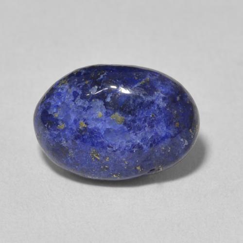 3.89ct Natural Deep Egyptian Blue Lapis Lazuli, Oval, Opaque
