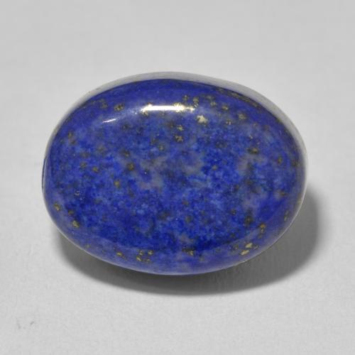 15.21ct Natural Navy Blue Lapis Lazuli, Oval, Opaque