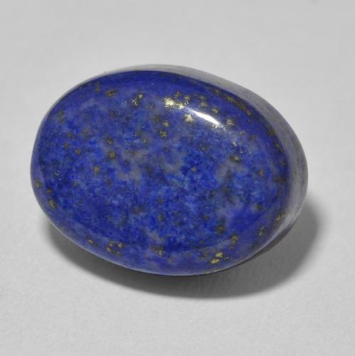 15.21 ct Blue Lapis Lazuli Stone, Natural Lapis Lazuli in Oval Cabochon Shape for Sale