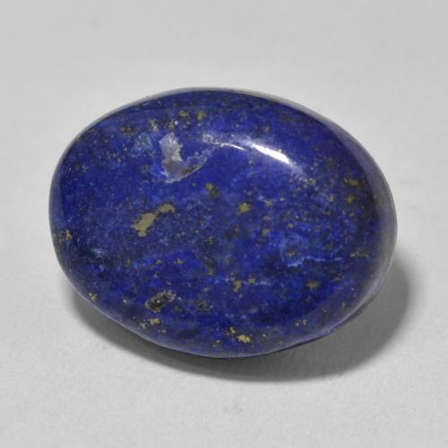 15.53 ct Blue Lapis Lazuli Stone, Natural Lapis Lazuli in Oval Cabochon Shape for Sale
