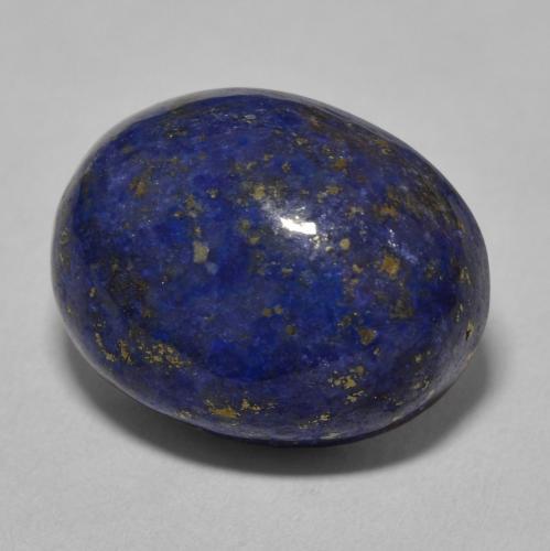 18.38 ct Blue Lapis Lazuli Stone, Natural Lapis Lazuli in Oval Cabochon Shape for Sale