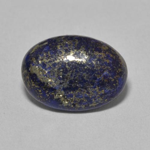 6.50ct Natural Very Deep Blue Lapis Lazuli, Oval, Opaque