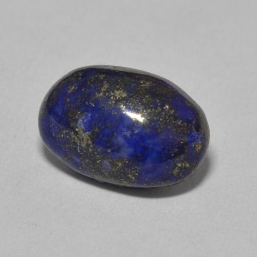6.77 ct Blue Lapis Lazuli Stone, Natural Lapis Lazuli in Oval Cabochon Shape for Sale