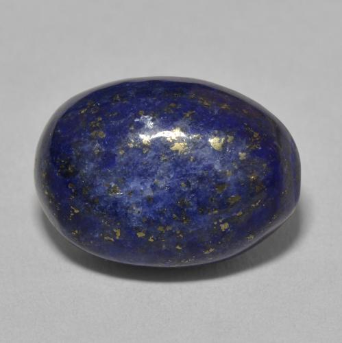 Loose Lapis Lazuli 13.24ct Dark Blue Lapis Lazuli Gemstone for Sale Certified Lapis Lazuli from Afghanistan Natural Gem Oval 16.8 x 12 mm