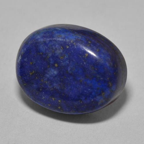 15.53 ct Blue Lapis Lazuli Stone, Natural Lapis Lazuli in Oval Cabochon Shape for Sale