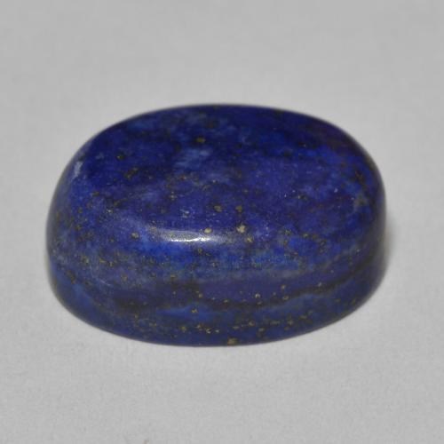 Lapis Lazuli Gemstone in 16.7 x 12.8 mm Size for Sale, Lapis Lazuli Stone in Very Deep Blue Color