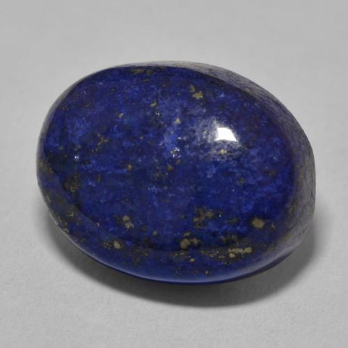 17.71 ct Blue Lapis Lazuli Stone, Natural Lapis Lazuli in Oval Cabochon Shape for Sale