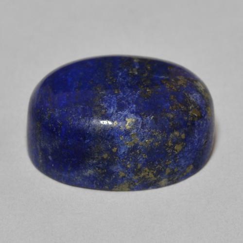 Lapis Lazuli Gemstone in 17.1 x 12.9 mm Size for Sale, Lapis Lazuli Stone in Dark Blue Color