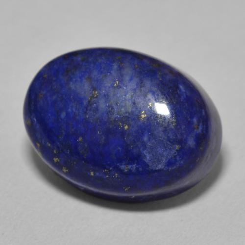 13.60 ct Blue Lapis Lazuli Stone, Natural Lapis Lazuli in Oval Cabochon Shape for Sale