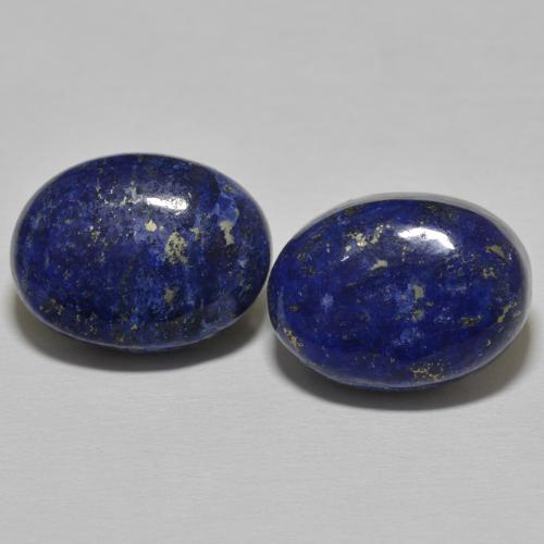 29.00ctw Natural Very Deep Blue Lapis Lazuli, Oval, Opaque