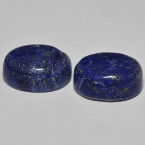 Lapis Lazuli Gemstones in 16 x 12 mm (calibrated) Size for Sale, Lapis Lazuli Stones in Very Deep Blue Color