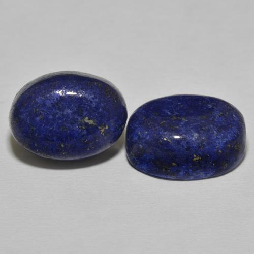 27.91 ctw Blue Lapis Lazuli Stones, Natural Lapis Lazuli in Oval Cabochon Shape for Sale