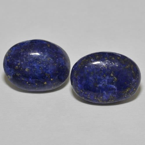 19.30ctw Natural Dark Blue Lapis Lazuli, Oval, Opaque