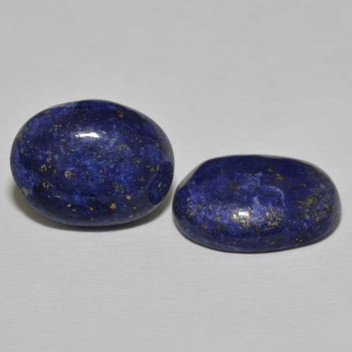 19.30 ctw Blue Lapis Lazuli Stones, Natural Lapis Lazuli in Oval Cabochon Shape for Sale