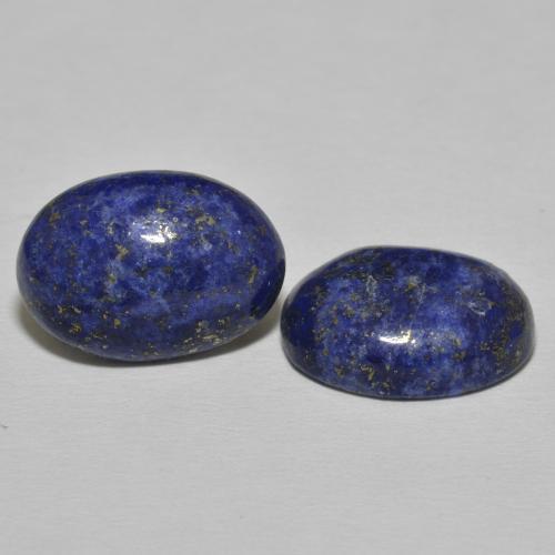 18.07 ctw Blue Lapis Lazuli Stones, Natural Lapis Lazuli in Oval Cabochon Shape for Sale