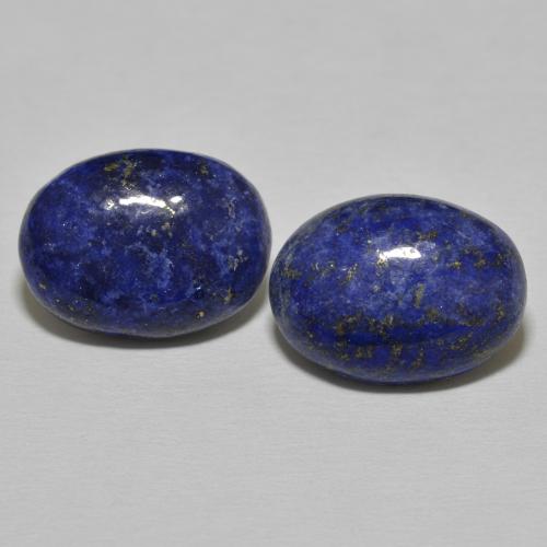 19.20ctw Natural Dark Blue Lapis Lazuli, Oval, Opaque