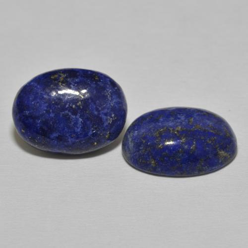 19.20 ctw Blue Lapis Lazuli Stones, Natural Lapis Lazuli in Oval Cabochon Shape for Sale