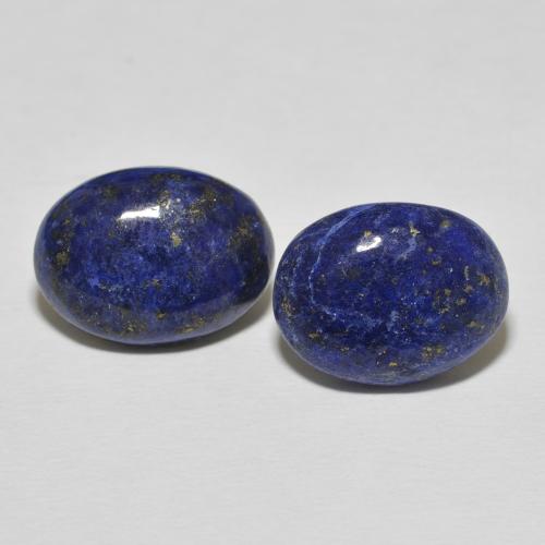16.23ctw Natural Electric Blue Lapis Lazuli, Oval, Opaque