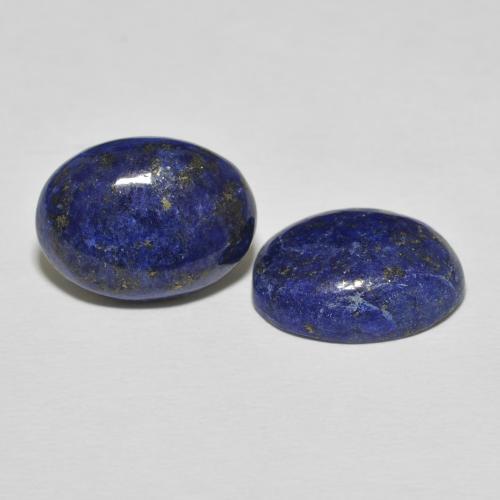 16.23 ctw Blue Lapis Lazuli Stones, Natural Lapis Lazuli in Oval Cabochon Shape for Sale
