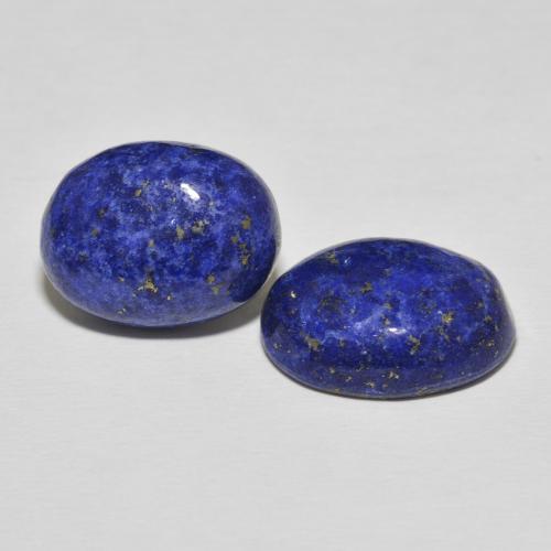 23.64 ctw Blue Lapis Lazuli Stones, Natural Lapis Lazuli in Oval Cabochon Shape for Sale