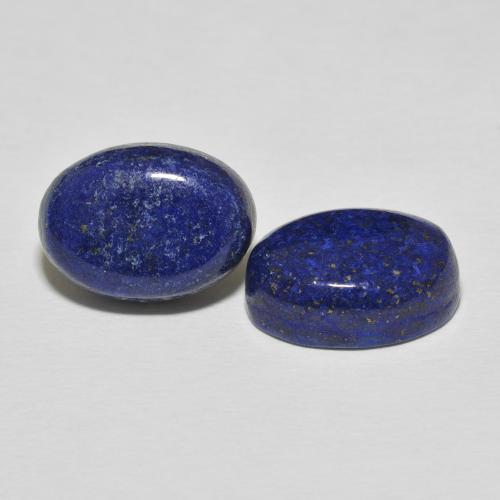 18.05 ctw Blue Lapis Lazuli Stones, Natural Lapis Lazuli in Oval Cabochon Shape for Sale