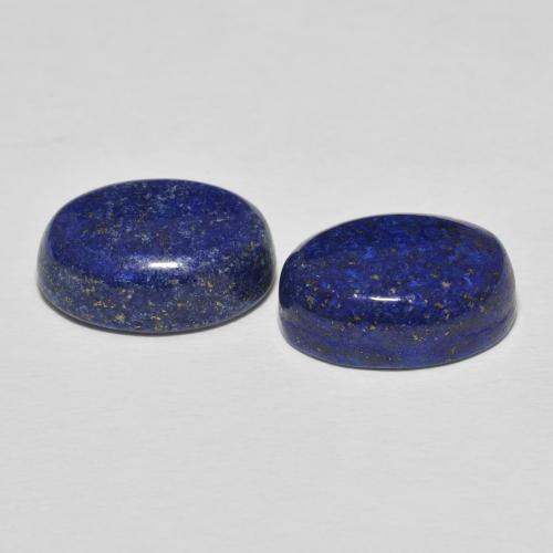 Lapis Lazuli Gemstones in 14.7 x 10.7 mm Size for Sale, Lapis Lazuli Stones in Deep Egyptian Blue Color