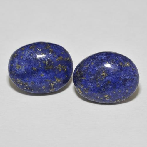 23.26ctw Natural Dark Blue Lapis Lazuli, Oval, Opaque