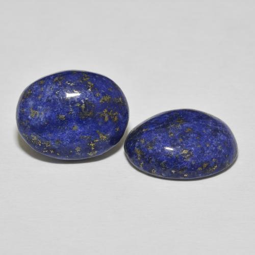 23.26 ctw Blue Lapis Lazuli Stones, Natural Lapis Lazuli in Oval Cabochon Shape for Sale