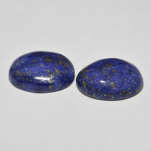 Lapis Lazuli Gemstones in 16.6 x 13.2 mm Size for Sale, Lapis Lazuli Stones in Dark Blue Color