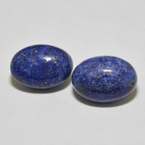 20.03ctw Natural Deep Blue Lapis Lazuli, Oval, Opaque