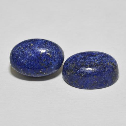 20.03 ctw Blue Lapis Lazuli Stones, Natural Lapis Lazuli in Oval Cabochon Shape for Sale