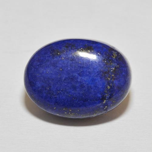 16.27ct Natural Navy Blue Lapis Lazuli, Oval, Opaque