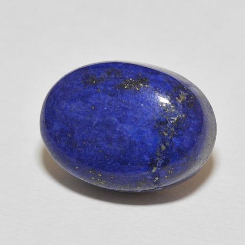 16.27 ct Blue Lapis Lazuli Stone, Natural Lapis Lazuli in Oval Cabochon Shape for Sale