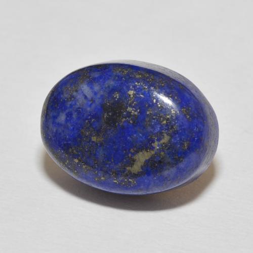 15.82 ct Blue Lapis Lazuli Stone, Natural Lapis Lazuli in Oval Cabochon Shape for Sale