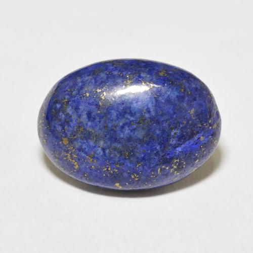 10.28ct Natural Navy Blue Lapis Lazuli, Oval, Opaque