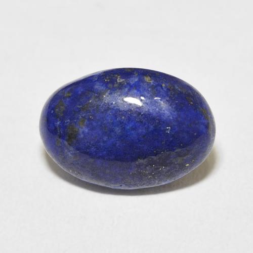 5.00ct Natural Dark Blue Lapis Lazuli, Oval, Opaque