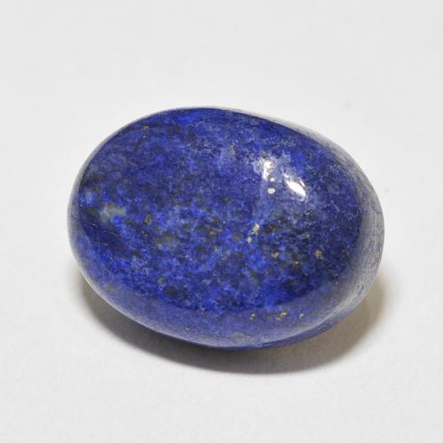 17.44 ct Blue Lapis Lazuli Stone, Natural Lapis Lazuli in Oval Cabochon Shape for Sale