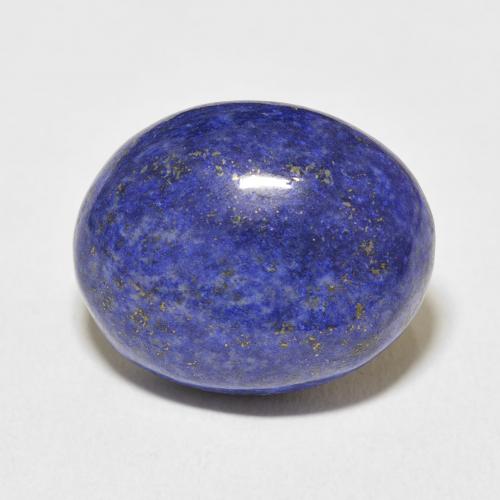 15.26ct Natural Deep Egyptian Blue Lapis Lazuli, Oval, Opaque