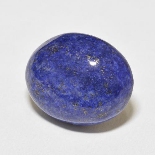 15.26 ct Blue Lapis Lazuli Stone, Natural Lapis Lazuli in Oval Cabochon Shape for Sale