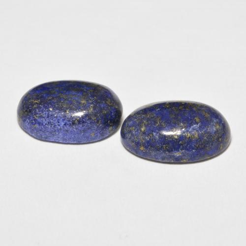 Lapis Lazuli Gemstones in 15.9 x 11.4 mm Size for Sale, Lapis Lazuli Stones in Dark Blue Color