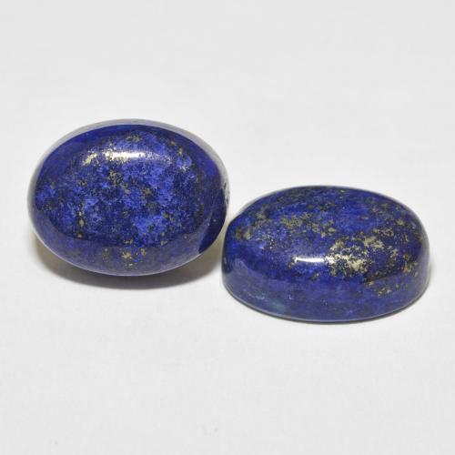 25.25 ctw Blue Lapis Lazuli Stones, Natural Lapis Lazuli in Oval Cabochon Shape for Sale