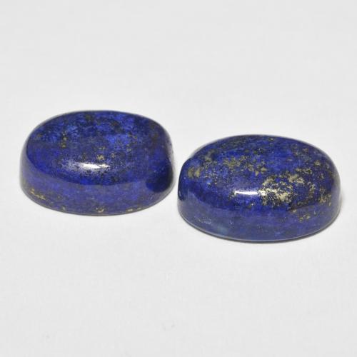 Lapis Lazuli Gemstones in 16 x 12 mm (calibrated) Size for Sale, Lapis Lazuli Stones in Navy Blue Color